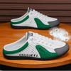 Men's Casual Slippers  Summer Comfortable Anti Slip Mesh Breathable Men's Sports Shoes Lightweight Soft Soled Half Slippers