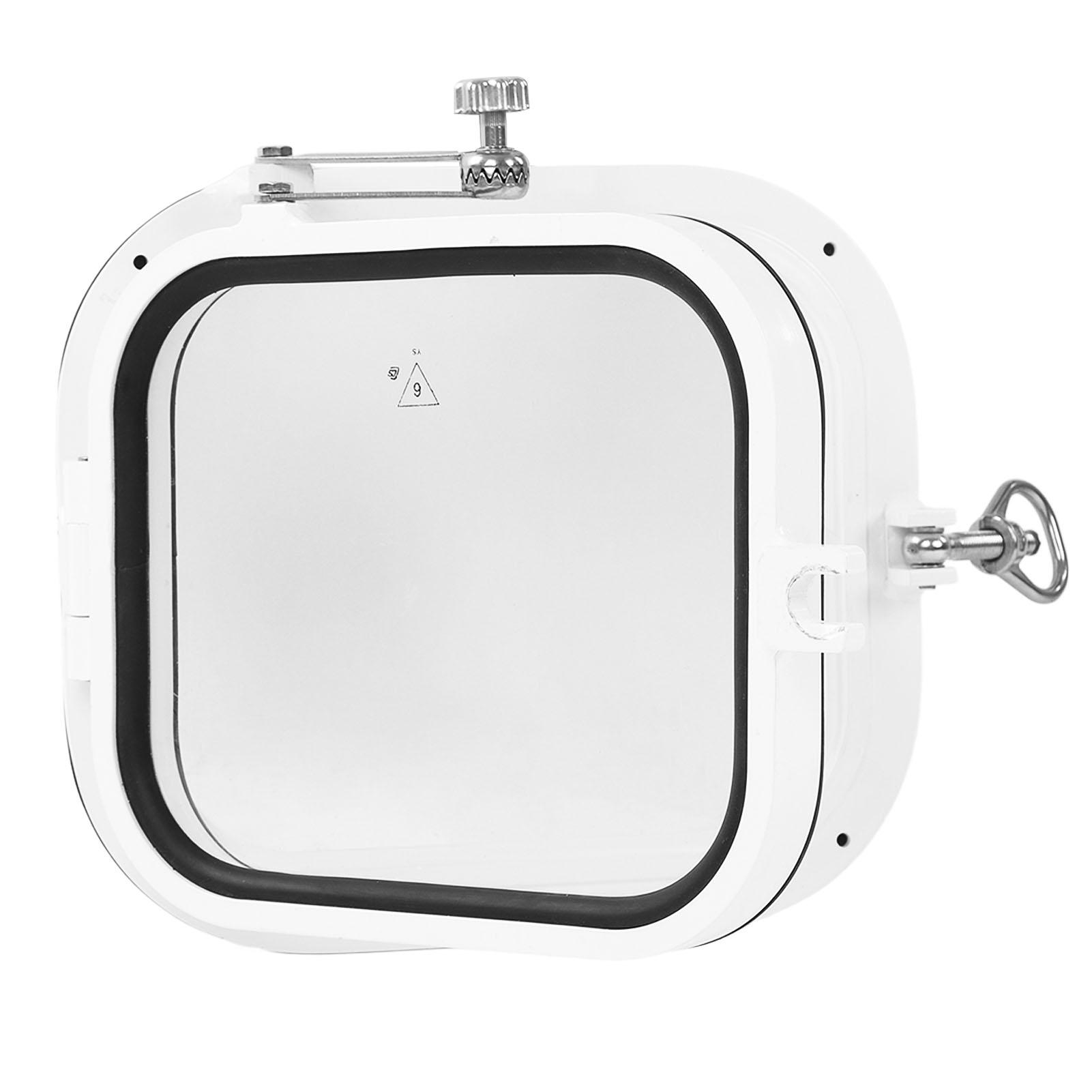 

Окно-иллюминатор L350мм В300мм Закаленное стекло 180 градусов Люк с внутренним открыванием Иллюминатор для морской лодки яхты