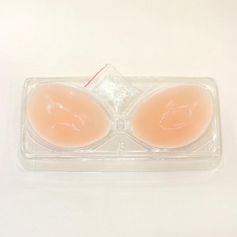 

Невидимые силиконовые наклейки для груди Push-Up - бесшовные, без бретелек, нескользящие, водонепроницаемые для свадебного платья A