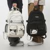 Schoolbag Schoolbag Women's Tooling Style Niche High School College Students Ins Versatile Large-capacity Backpack College Junior High School Backpack