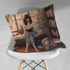 Read Book illustration Pillowcase for Sofa Room Office Decor Printing  Merchandise AllMatch Cushion Cover