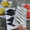 2 Stück Neues Motorrad-Aufkleber 3D-PVC für Aufkleber S-Logo 3D-Tankaufkleber S-Logo Goldenes Emblem Wasserdichte Dekoration