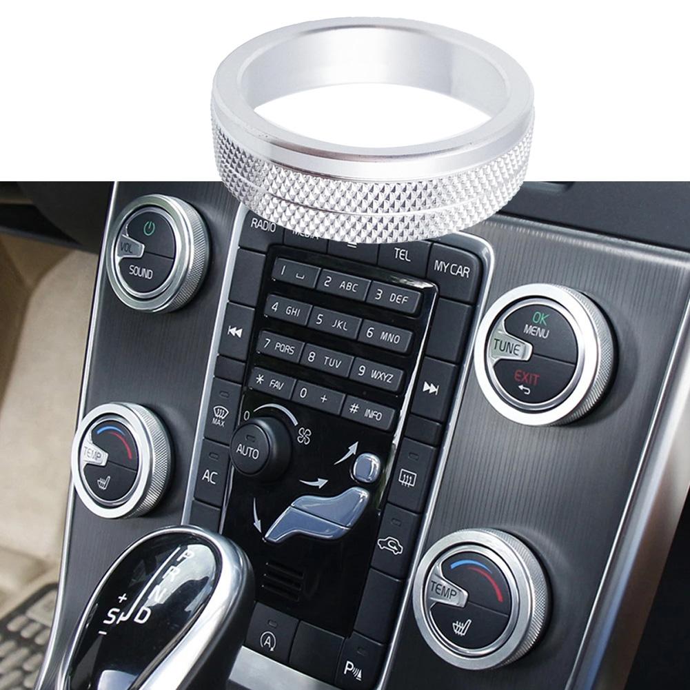 Knob Cover Ring for Improved Grip On For Volvo XC60 For S80 V40 Controls