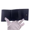 Dior Compact Wallet Canage Lambskin Lady Dior Tri-fold Wallet Black Lambskin Used