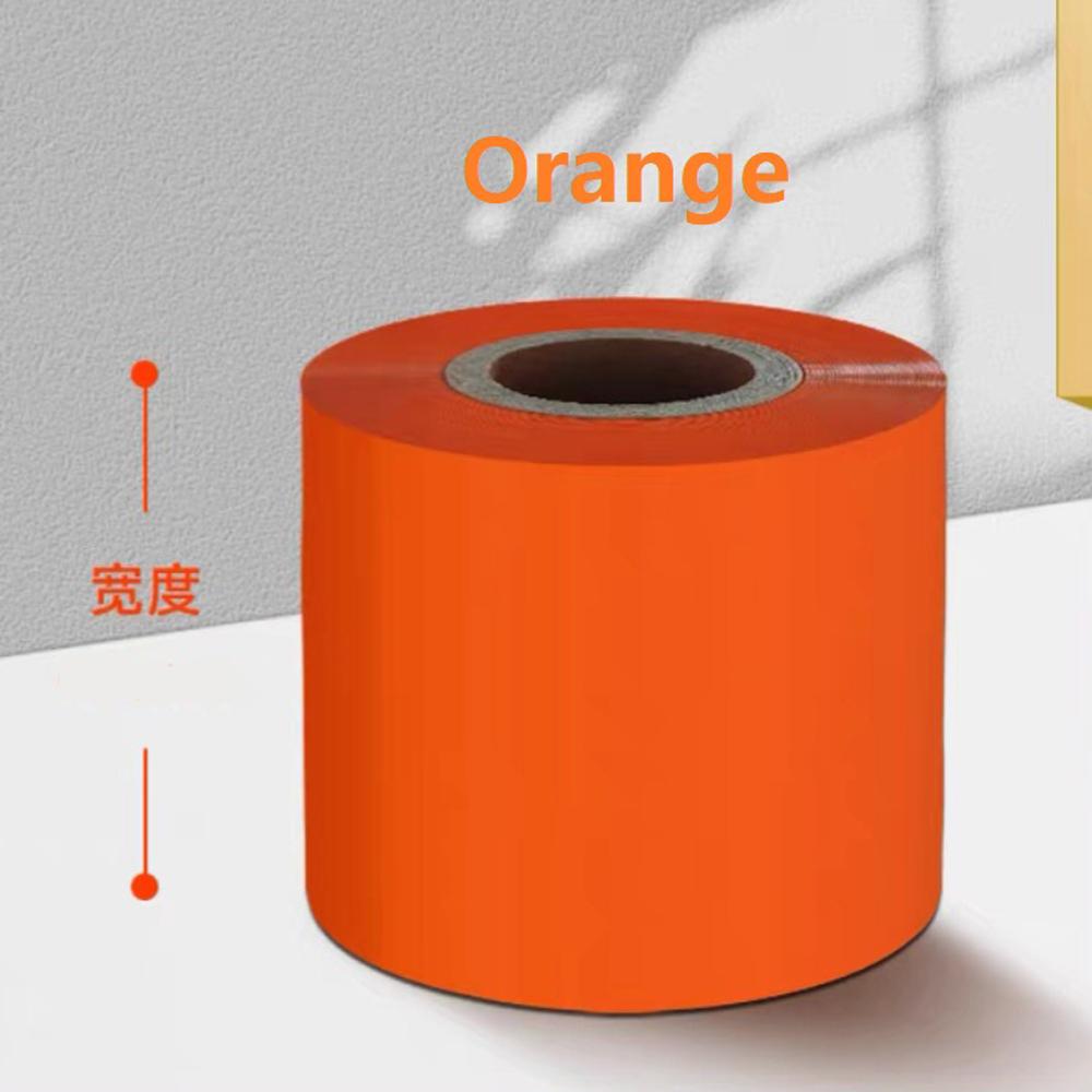 Thermal-transfer Care Tag Printer Inked Ribbon 30-50mm Care Label Printing Color Inked Ribbon Roll for Home Textiles/clothing