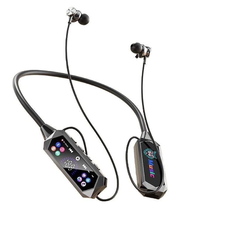 FD-1New Wireless Ear-monitoring Bluetooth Headset for Live Streaming, Neckband Style, Ultra-long Noise Reduction Battery Life, Supports Card