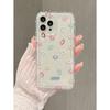 Colorful smiley face is suitable for Apple 16promax mobile phone case 15plus14 transparent 13 airbag 12 European and American explosion