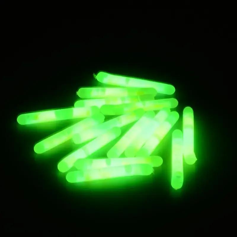 50Pcs Luminous Fishing Float Fireflies Fishing Float Fluorescent Lightstick Night Float Rod Lights Dark Glow Stick Tools