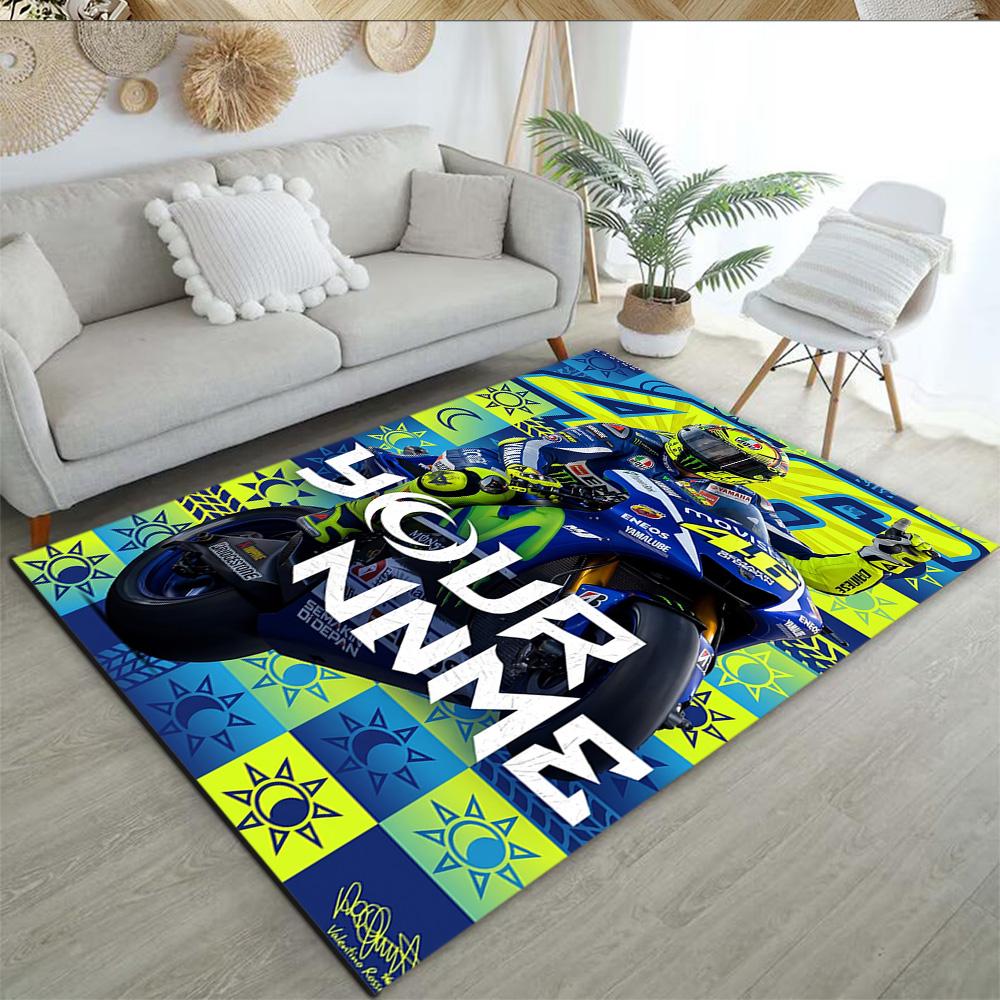 Jorge Lorenzo Customizable Name Area Rug Suitable For Hallway Dormitory Entryway Living Rooms Antislip Rug Anime Office Decor Best For Christmas