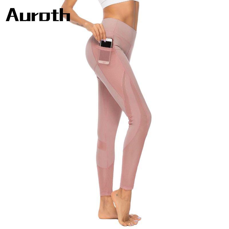 Auroth Women High Waist Yoga Trousers 