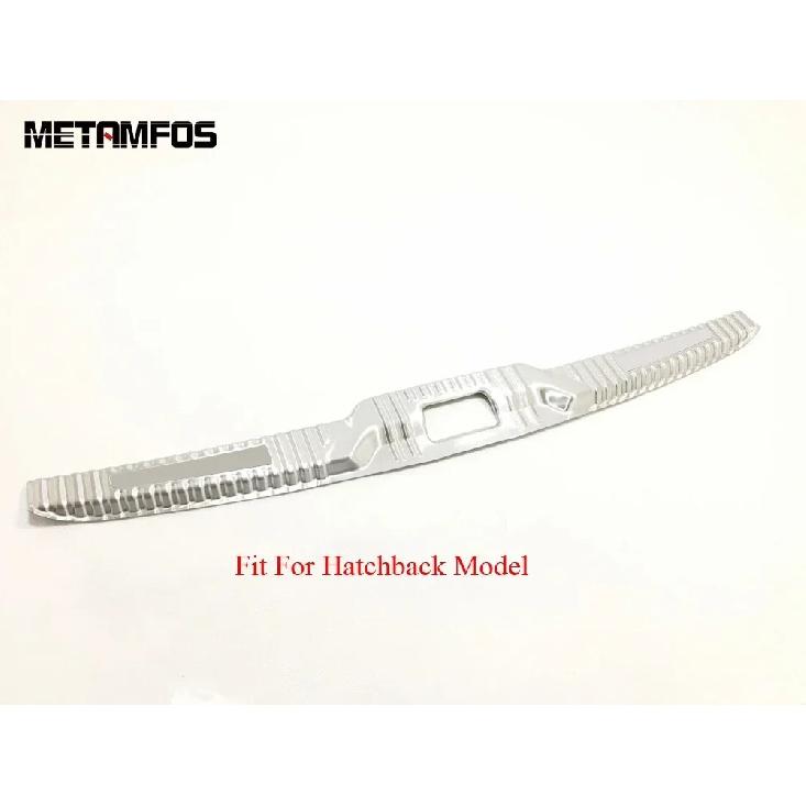 For Ford Focus - 2024 Stainless Interior Rear Trunk Bumper Foot Plate Tailgate Door Sill Scuff Guard Plate Accessories Hatchback Model A