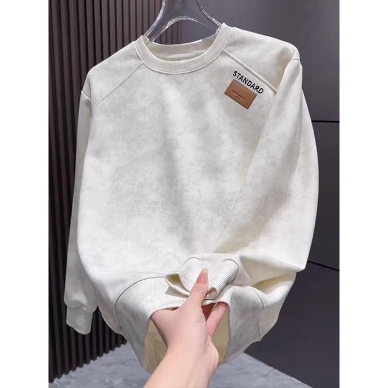 

Men s Classic Round Neck Versatile Long Sleeve Hoodie - Autumn/Winter Collection 2XL абрикосовий