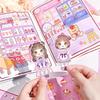 DIY Papierpuppen Aufkleber Spielzeug Pädagogisches Spielzeug Kreativ Niedlich Cartoon Mädchen Verkleiden Lebensszene Handgemacht DIY Aufkleber Papierkunst