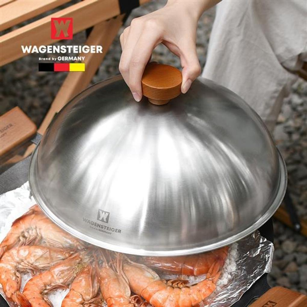 WAGENSTEIGER Pokrywa ochronna ze stali nierdzewnej Srebrna 28cm