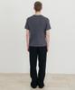 SSIN AND LEE Lounge Half Knit Polo Shirt Charcoal