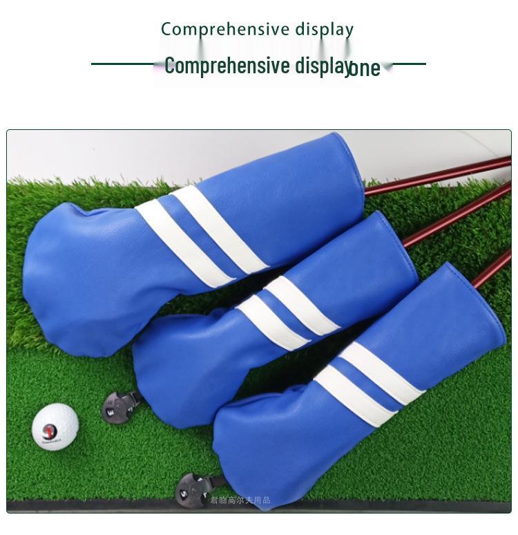 Nuove Copri Teste per Mazze da Golf in Legno a Doppia Striscia Impermeabili (No. 1, 3, 5)