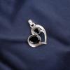 Dainty Black Onyx Gemstone 925 Sterling Silver Jewelry Necklace Pendant For Her CP-3-15