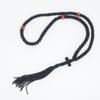 Orthodox Greek Hand-Woven Cross Prayer Necklace Tassel Prayer Red Bead 100 Knot Pendant