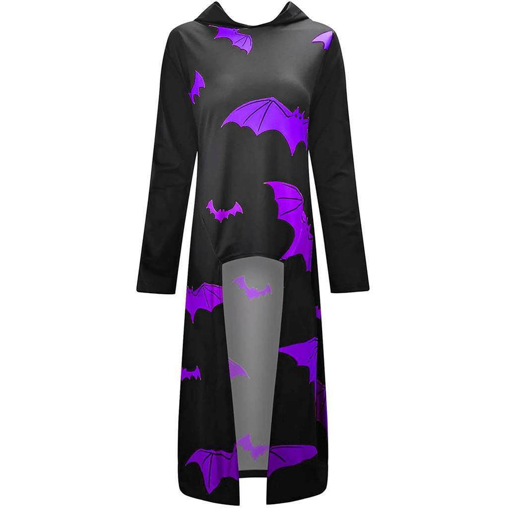 Gothic Clothing Women's Dress Halloween Carnival Cosplay Party Vintage Hoodie