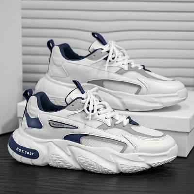 Noul model de primăvară 2025 pantofi sport pentru bărbați, patru sezoane, platformă la modă, pantofi tip „dad shoes”, pantofi sport casual respirabili pentru studenți