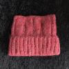 Crochet Devil Ear Hat for Women and Girl Popular 2000S Beanies Hat Soft Pullover Hat for Daily Use Outdoor Winter Headpiece