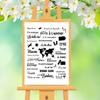 French Clear Silicone Stamp for DIY Birthday Wedding Invitations Cards Scrapbooking Paper Art Crafts Journal Supplies