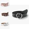 Cowhide Elegant Twolayer Womens Belt Trendy Korean Style For Young Students