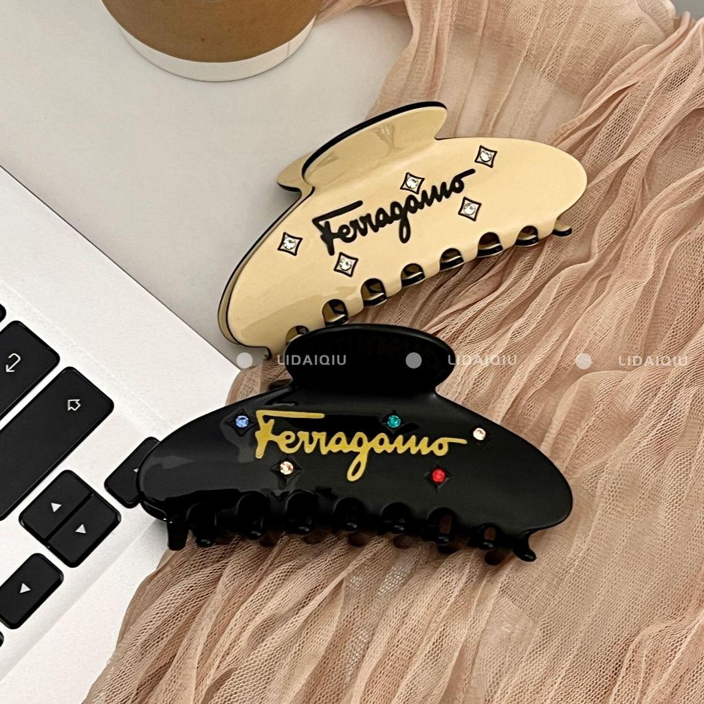Luxus Strassbogen Haarspange - Große Acetat Mode Haarspange