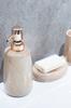 Awd Interior Standing Manual Soap Dispenser 400 Beige, Yellow 1 Pc
