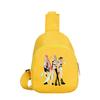 Borsello petto stampato Anime Cartoon K-Pop Demon Hunters Kawaii per Ragazzo Ragazza Borsa a spalla Studente Borsa a tracolla portatile Borsa petto di Natale Regalo per bambino
