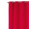Rideau a oeillets 140 x 260 cm Absolu rouge