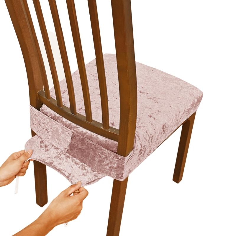 

Band Stretchable Stool Slipcover Golden Fabric Design For Various Chair Sizes Comfortable Scratch Resistant розовый