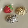 Jewelry Accessories Drip Oil Fruit Brooches Minority Design Vintage Collar Pin  Girls