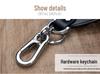 Universal Leather Key Holder: Car Keyring & Protective Mini Waist Hanger for Men & Women