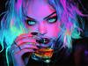 Colorful Neon Portrait Tapestry Unique Modern Wall Hanging Art for Living Room and Bedroom Decor Home Decoration Gift