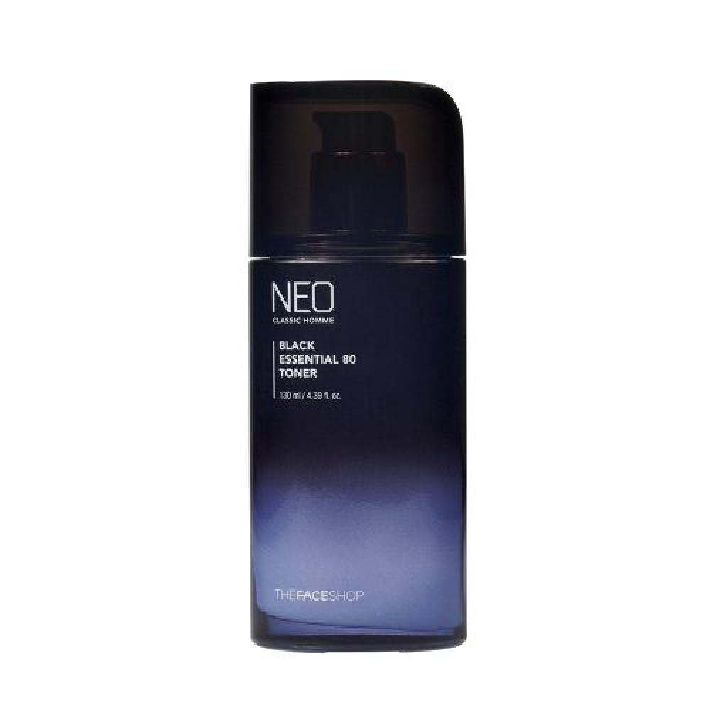 The Face Shop Neo Classic Homme Black Essential Toner 130ml FREE