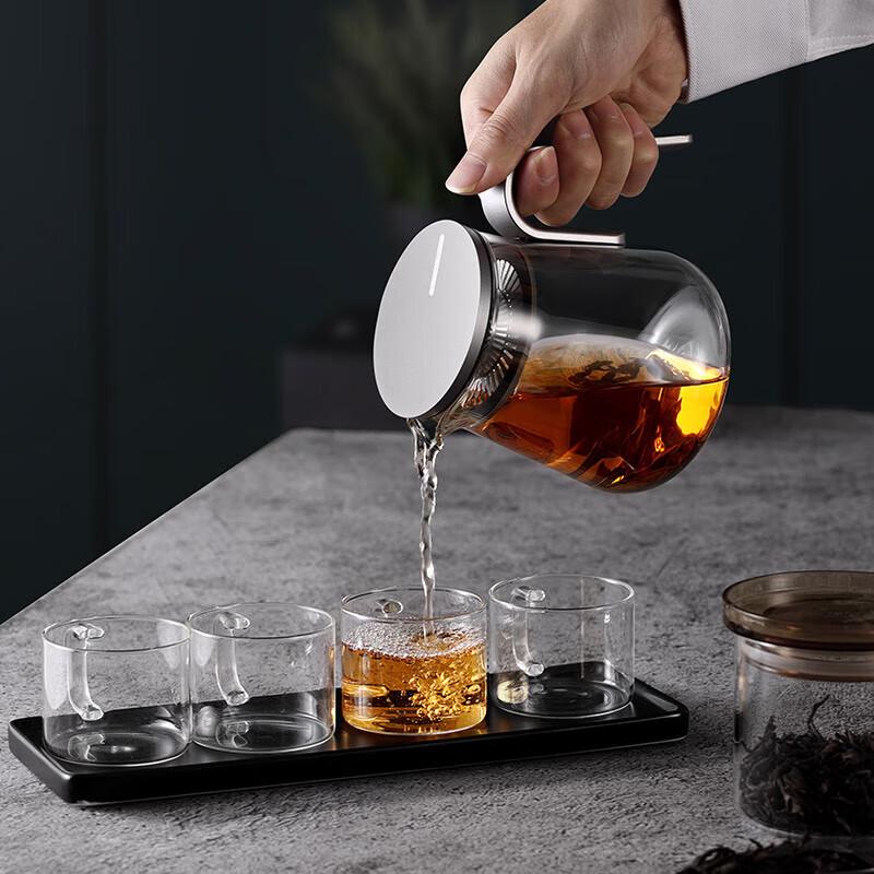 ShineMing Heat-Resistant Glass Teapot with Infuser