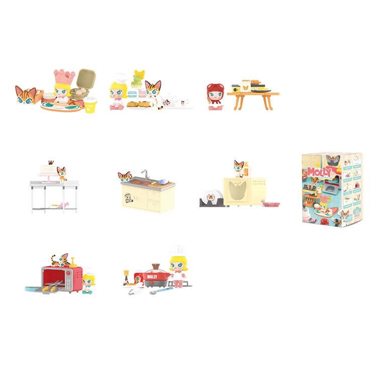 

POP MART MOLLY Cuisine Collection Cute Mystery Boxes, Single Mystery Box