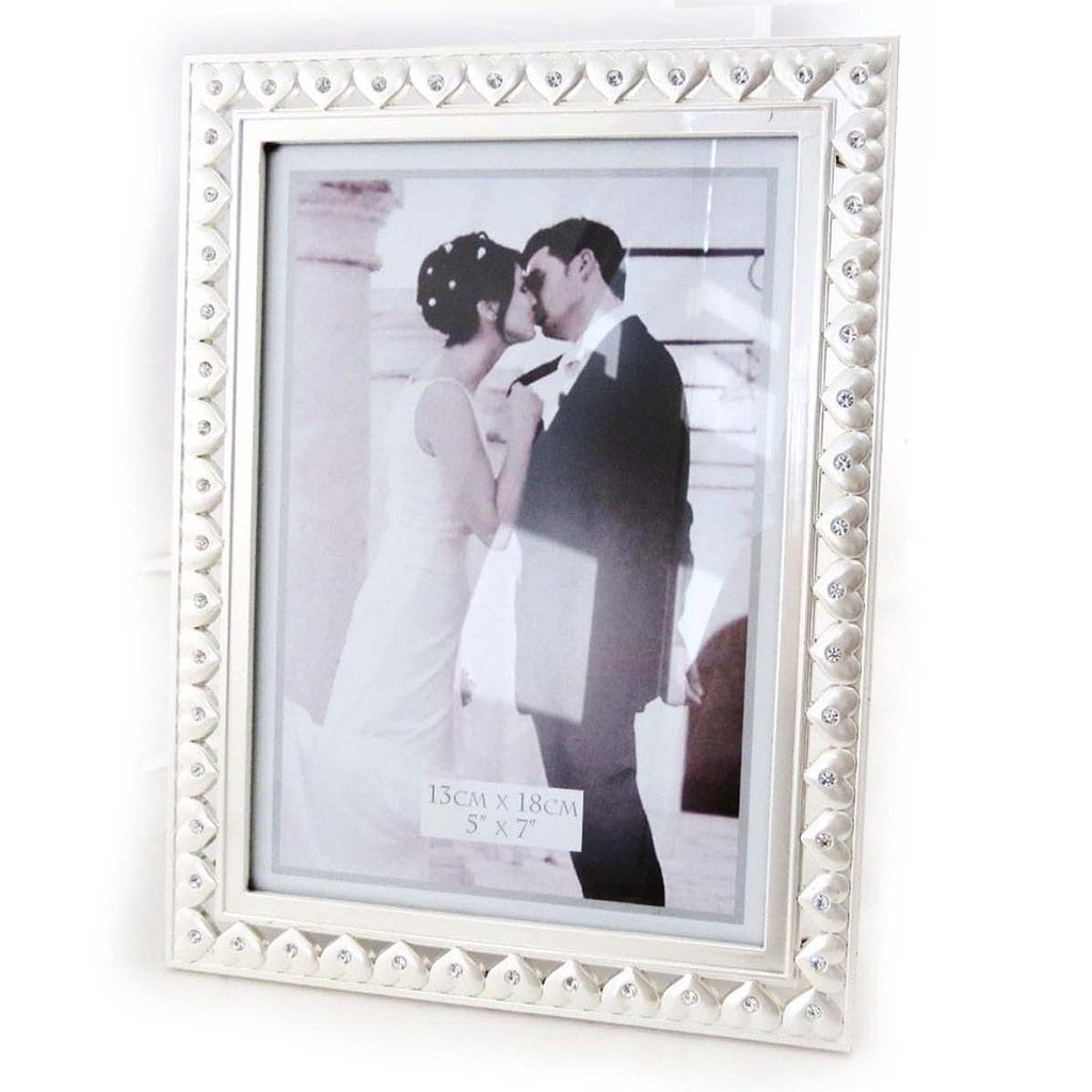 Les Trésors De Lily [J2535] - Fotorámeček 'Romance' krystal chrom - Fotografie 13x18 cm