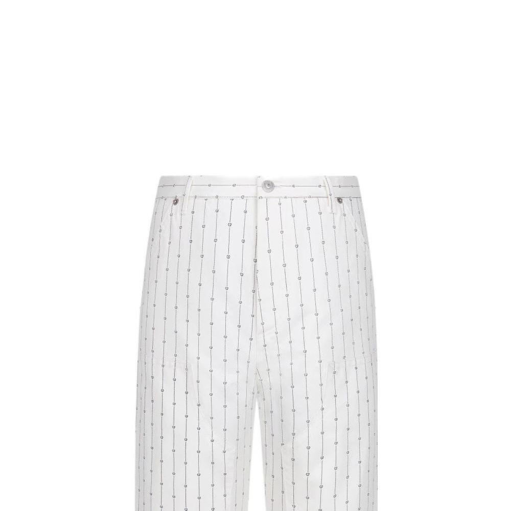 DIOR Dior Quarterly New Products SS22 Jeans Men's White 183D022B5448-C085