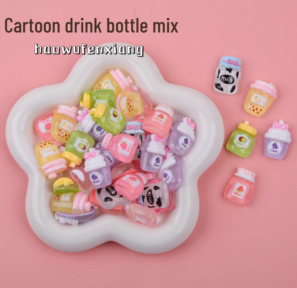 Mini Colorful Ice Cube Figurines: DIY Resin Pretend Play Accessories & Refrigerator Magnets