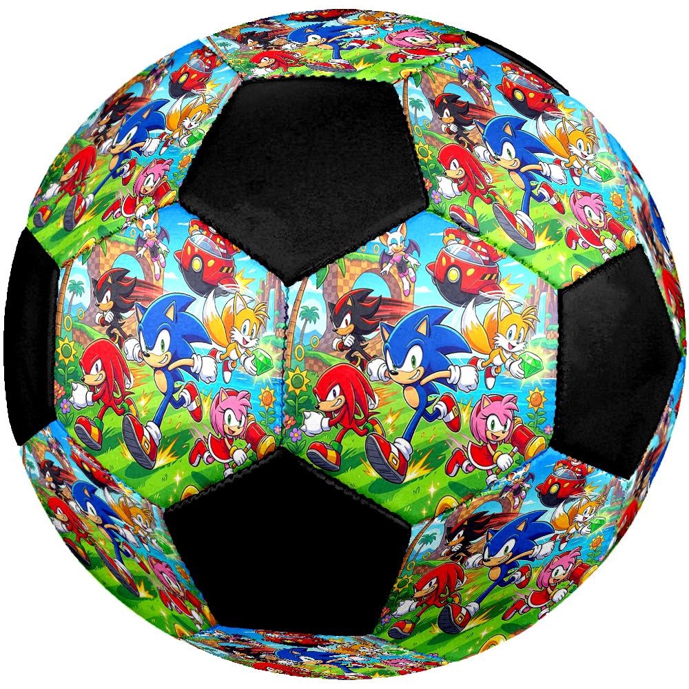 Sonic Theme Size 5 Soccer Ball, Suitable for Both Indoor and Outdoor Matches, a Gift Suitable for Everyone.