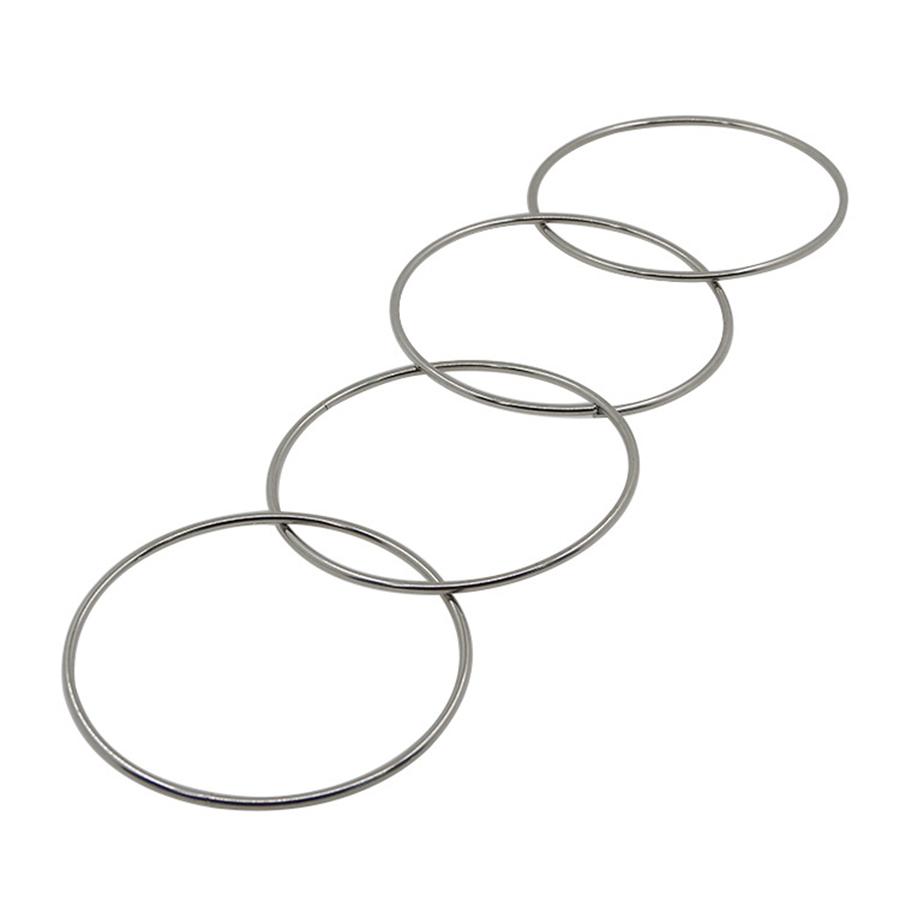 

4/8/12pcs Magic Power Rings Classical Metal Circular Decryption Magic Stage Street Close Up Magic Family Party Performance Props