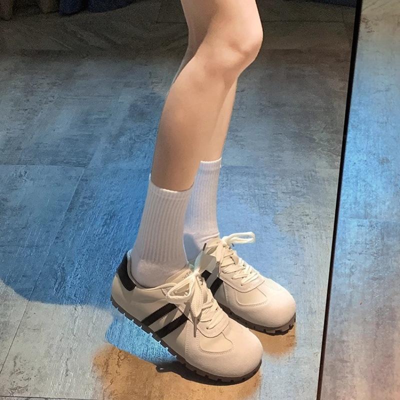 Ziyan Casual Shoes Women's Spring and Autumn 2025 New Popular Retro Fashion Student Flat Bottom Light Forrest Gump Shoes