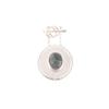 Natural Moss Agate Gemstone 925 Sterling Silver Jewelry Handcrafted Pendant 1.4" PP-57-27