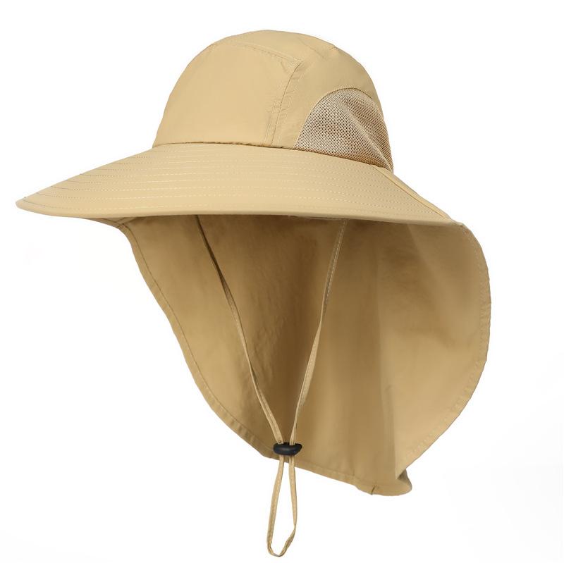 Summer sun protection tea picking hat sun hat large brim men's outdoor fishing hat travel hat UV protection sun protection hat
