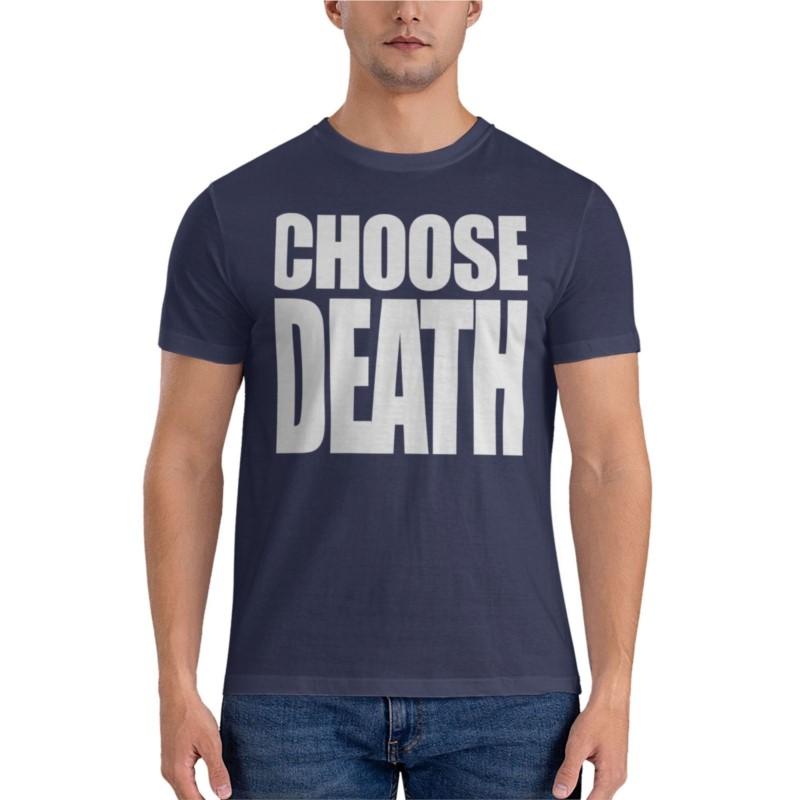 

Necro Butcher - Choose Death Essential T-Shirt mens clothes plain black t shirts men Short t-shirt 4XL