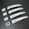 Car Decoration Door Handle Cover For Peugeot 207 308 407 3008 For Citroen C4 C6 Jumpy Cars Accessories Chrome Silver Styling