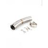 For    Triumph 675 2013-2017   For Ducati Hypermotard      Motorcycle Exhaust Header Link Pipe Slip-on