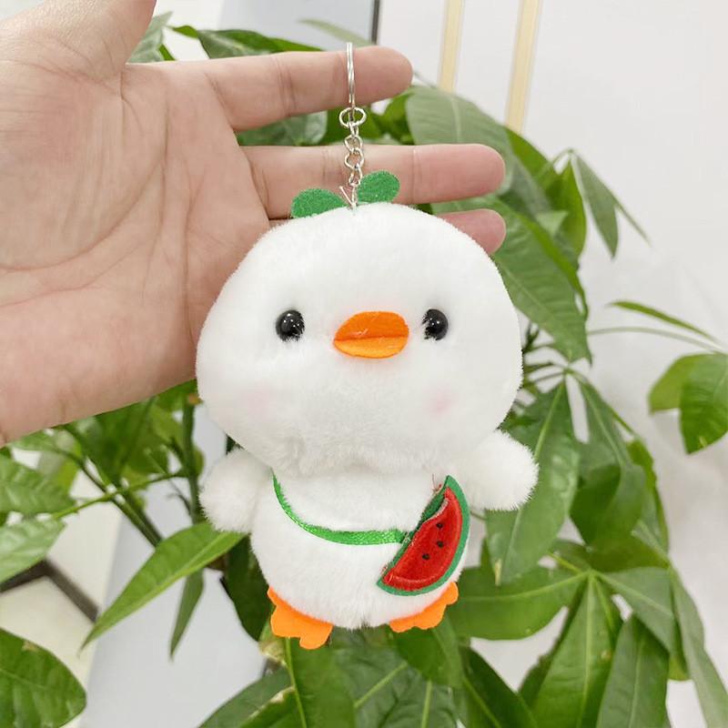 Mini Duck Cute Plush Doll Keyring Fluffy Gift For Children And Stuffed Toy Lovers
